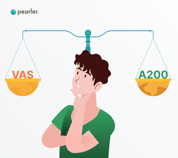 How do I choose between VAS and A200
